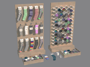 folded socks calcetines doblados socks display rack calcetin doblado sock socks calcetin calcetin 3D Model