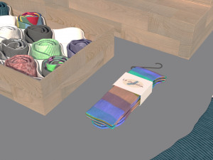 folded socks calcetines doblados socks display rack calcetin doblado sock socks calcetin calcetin 3D मॉडल