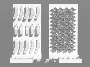 folded socks calcetines doblados socks display rack calcetin doblado sock socks calcetin calcetin 3D मॉडल