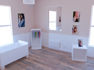 habitacion bebe 1 baby room bedroom interior 1 room bedding bed living scene interior design concep 3D Модель