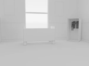 habitacion bebe 1 baby room bedroom interior 1 room bedding bed living scene interior design concep 3D Model