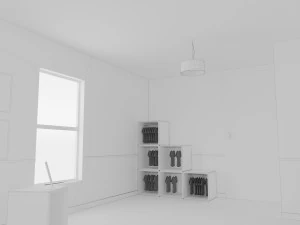 habitacion bebe 1 baby room bedroom interior 1 room bedding bed living scene interior design concep 3D Model