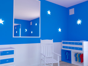 habitacion bebe baby room 2bedroom interior 1 room bedding bed living scene interior design concept Modelo 3D