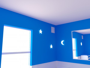 habitacion bebe baby room 2bedroom interior 1 room bedding bed living scene interior design concept Modelo 3D
