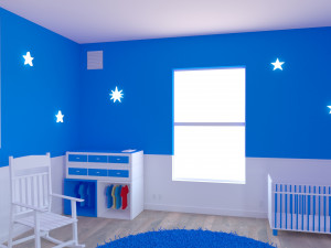 habitacion bebe baby room 2bedroom interior 1 room bedding bed living scene interior design concept Modelo 3D