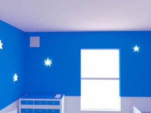 habitacion bebe дитяча кімната 2 спальні інтер'єр 1 кімната постільна білизна ліжко вітальня концепція дизайну інтер'єру 3D Модель