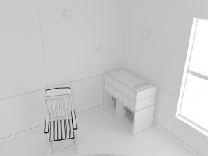 habitacion bebe baby room 2bedroom interior 1 room bedding bed living scene interior design concept Modelo 3D