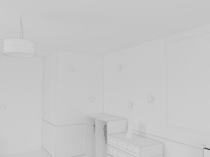 habitacion bebe baby room 2bedroom interior 1 room bedding bed living scene interior design concept Modelo 3D