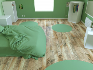 child bedroom interior 1 room bedding bed living scene interior design concept furniture architectur 3D Model