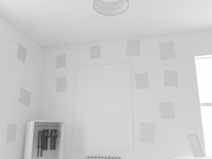 child bedroom interior 1 room bedding bed living scene interior design concept furniture architectur 3D Model