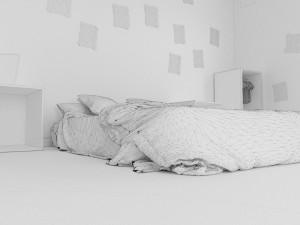 child bedroom interior 1 room bedding bed living scene interior design concept furniture architectur 3D Model