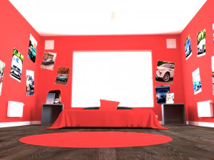 child bedroom interior 2 room bedding bed living scene interior design concept furniture architectur 3D Model