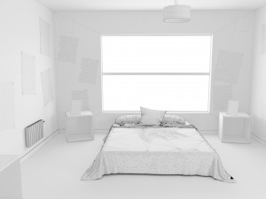 child bedroom interior 2 room bedding bed living scene interior design concept furniture architectur 3Dモデル