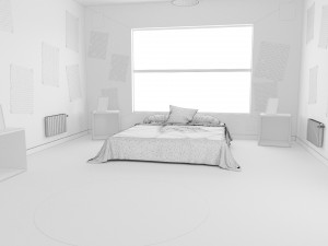 child bedroom interior 2 room bedding bed living scene interior design concept furniture architectur 3Dモデル
