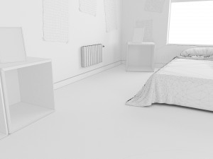 child bedroom interior 2 room bedding bed living scene interior design concept furniture architectur 3Dモデル