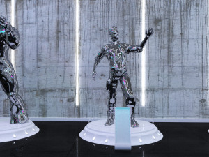cyberpunk museum interior futuristic design building robot alien fiction cyborg steampunk restaurant 3D Модель