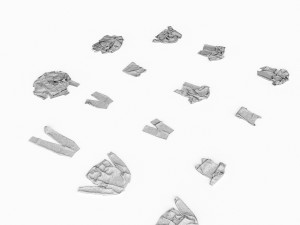 textured clothes lying 3D मॉडल