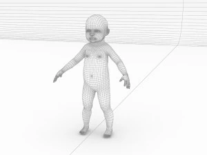 15 rigged human models character people human 3D Model