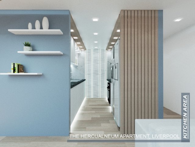 modern condo apartment - living dining and kitchen 3Dモデル .c4d .max .obj .3ds .fbx .stl .blend 
