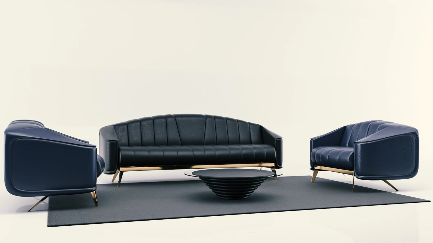 canapé Modèle 3D .c4d .max .obj .3ds .fbx .stl .blend