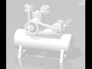 pour diorama compresseur-compressor 1-43 3D-printmodel