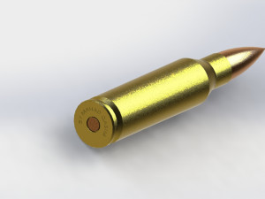 50 cal bullets set Modelo de impresión 3D