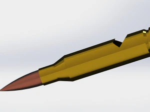 50 cal bullets set 3D Print Model