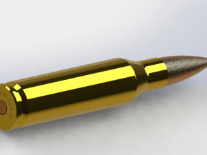 50 cal bullets set 3D Print Model