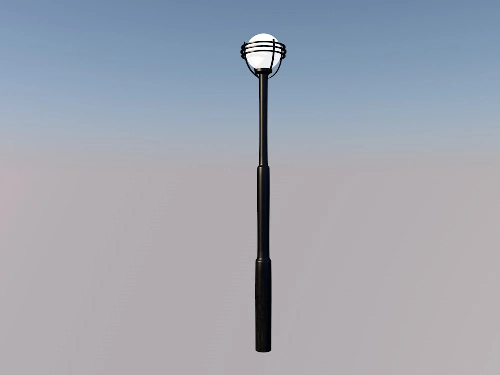 street lamp 3D Model .c4d .max .obj .3ds .fbx .stl .blend 