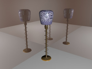 floor lamp 1 Model 3D