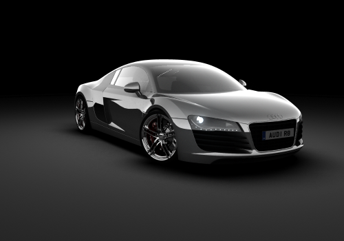 audi r8 3Dモデル .c4d .max .obj .3ds .fbx .stl .blend 