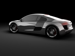 audi r8 3Dモデル