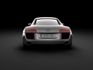 audi r8 3Dモデル
