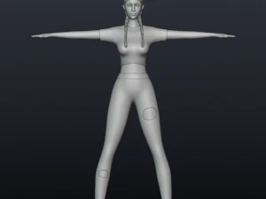 3d character kelly 3D Model