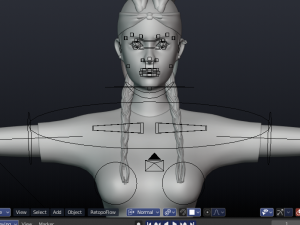 3d character kelly Model 3D