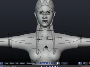 3d character kelly 3D Model
