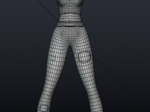 3d character kelly Model 3D