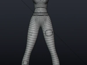 3d character kelly 3D Model