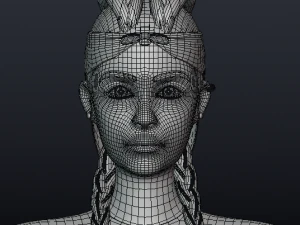 3d character kelly 3D Model