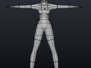 3d character kelly Model 3D