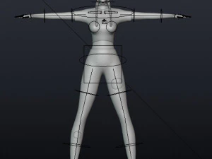3d character kelly 3D Model