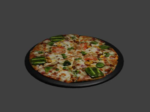 піца 3d 3D Модель