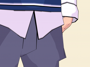schoolboy anime character 3D Model