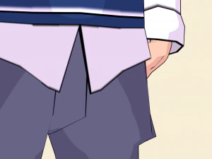 schoolboy anime character 3D Model