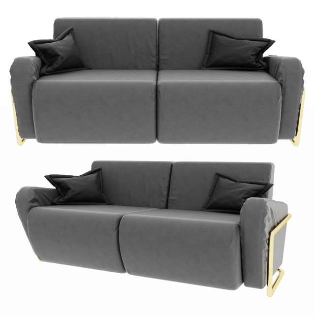 modern sofa 3D Модель .c4d .max .obj .3ds .fbx .stl .blend 