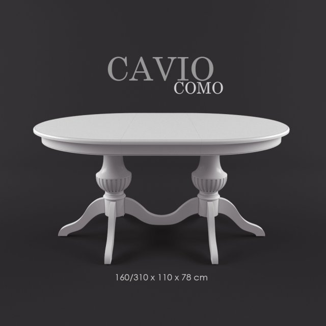 cavio table 3D Model .c4d .max .obj .3ds .fbx .stl .blend 
