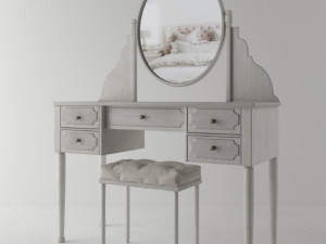 vintage makeup 3D Model