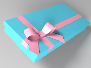 christmas gift box set Modelo 3D