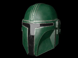 star wars mandalorian helmet 3D Model