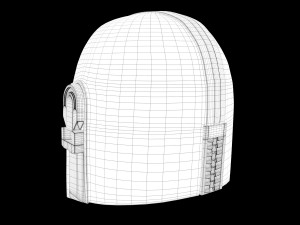 star wars mandalorian helmet 3D Model
